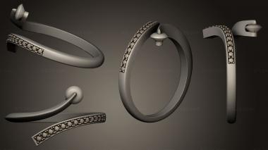 Jewelry rings Ring 019 3d model
